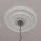 Ekena Millwork Lauren Ceiling Medallion (Fits Canopies up to 6 1/4"), 20 5/8"OD x 6 1/4"ID x 1 3/8"P, Primed White CM20LN - alternate 8